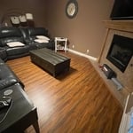 Luxury vinyl plank installation