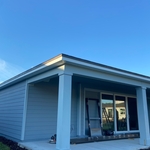 Putting a screen and aluminum framing in a patio.