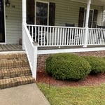 Previous wood railing