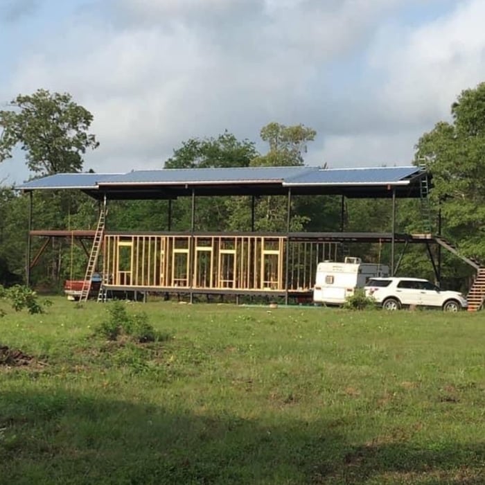 Steel framed home
