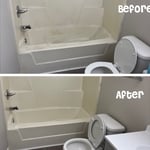 Bathrooms deep clean