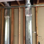 Heating duct modifications