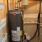 New Water Heat brought up to code.