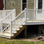 Pressure treated deck