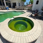Large Villa Pool That Turned Green