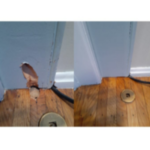 Floor repair and trim fixed