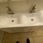 Double Sink Clean and Shine.