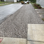 Concrete removal and new gravel