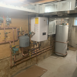 Boiler with indirect water heater