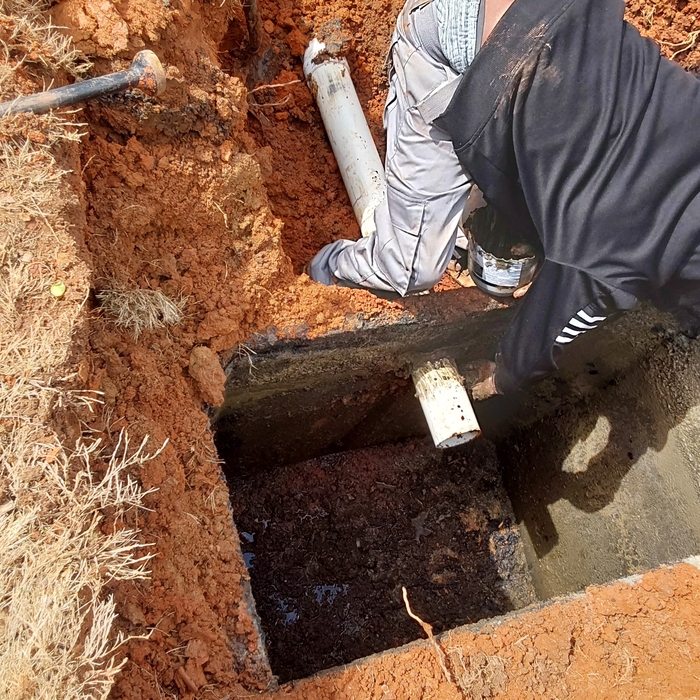 Installation of new tailout line.
