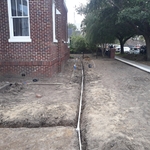 New irrigation lines.