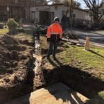 Trench to tank