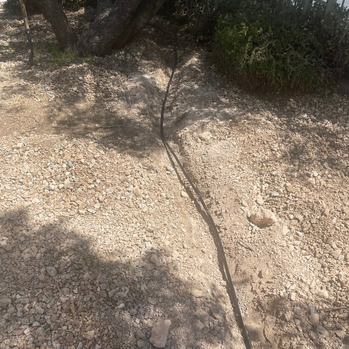 Dripline installation