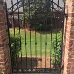 Backdoor Gate Hinge Repair and Rewelded