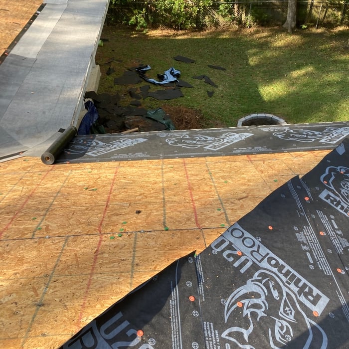 We always use quality underlayment