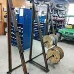 Wire spool holder