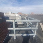 Galvanized screenwall