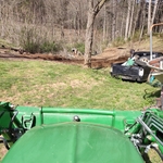 Creek bank clean up