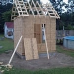 Old smoke house rebuild