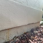 Exterior trim painted
