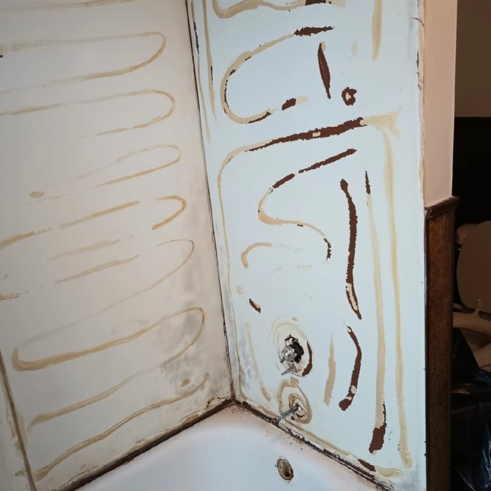Gutting a bathroom