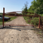 Metal fencing