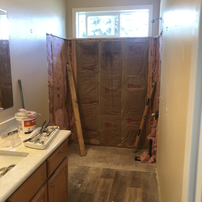 Double bathroom remodel