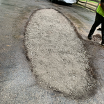 Dig out /gravel fill/hot mix patch/seal