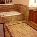 Inlay bath remodel