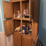 Tile, trim, woodworking, and staining