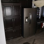 Tile, trim, woodworking, and staining