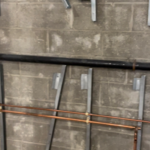 New plumbing installed