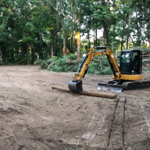 1 acre of property cleared
