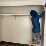 Framing and hanging closet doors