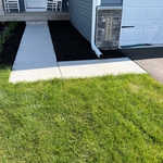 Mulch, and flower bed