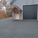 New pavement installed for garage