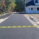 New driveway install located in Raymond, Maine