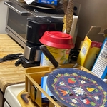 Cleaning the kitchen