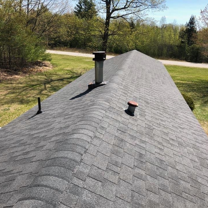 New lifetime shingle installation