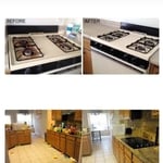 Before and after kitchen cleans