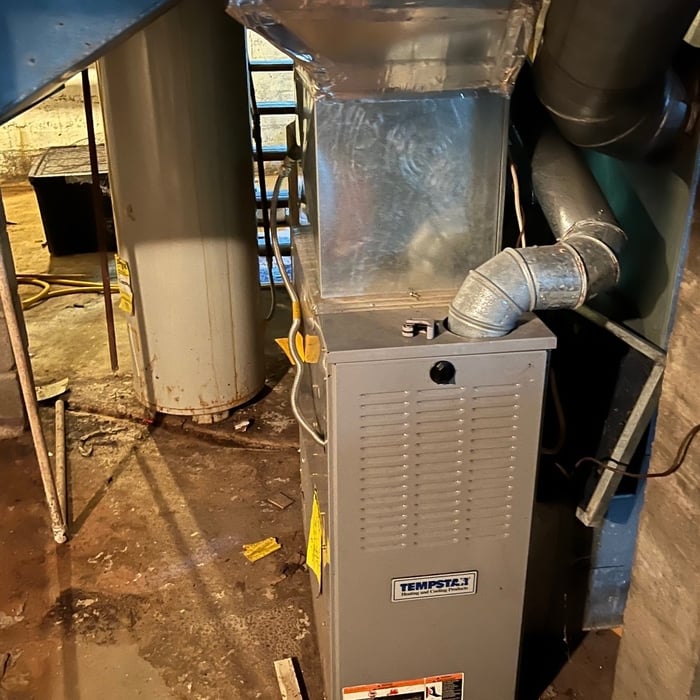Mr. Hawkins old 3 ton HVAC system.