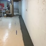 Basement Waterproofing Project