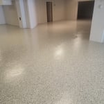Polyurea coating/ Cabin Fever Flake/ Polyaspartic Urethane Topcoat