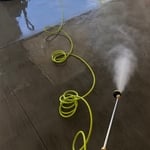 Cleaning the ground surface to insure the painting leaves the best quality