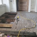 Rotten porch section