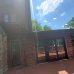 Stained Log Cabin