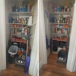 Pantry organization.
