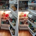Sometimes you don't need a full clean of the refrigerator. Sometimes you just need a little organization.