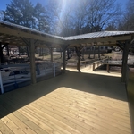 Big nice sun deck with a portion covered for a shaded area!