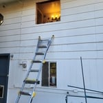 Garden window installation
